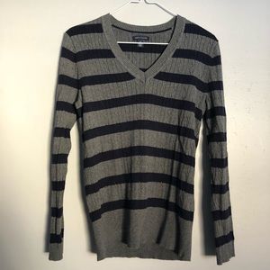 *CLEARANCE* TOMMY HILFIGER Striped V-Neck Sweater